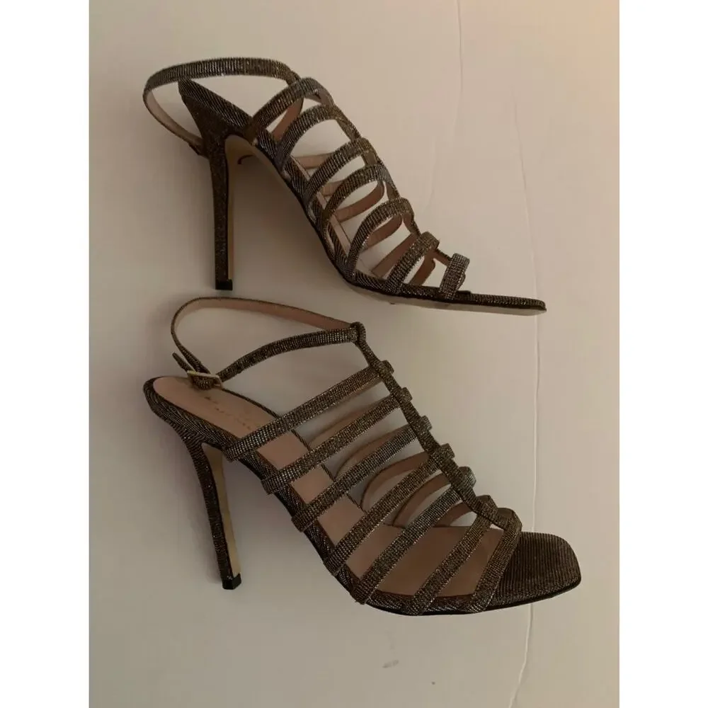 Women's Kate Spade Delila Too Metallic Heels Size 8